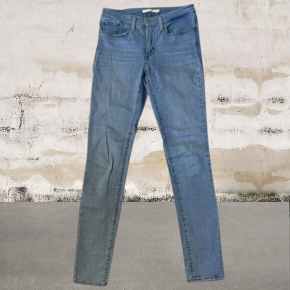 Levi's Women's 311 Shaping Skinny Blue Jeans Size 27 - Picture 2 of 5